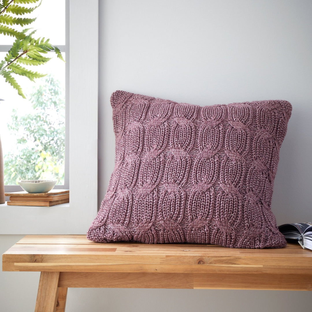 Catherine Lansfield Chunky Marl Cushion 45cmX45cm from You Know Who's