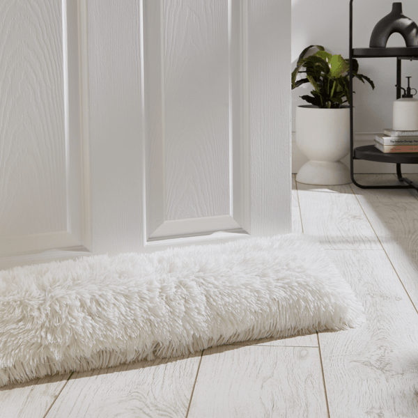 Catherine Lansfield Cuddle Shaggy Draught Excluder Cream from You Know Who's