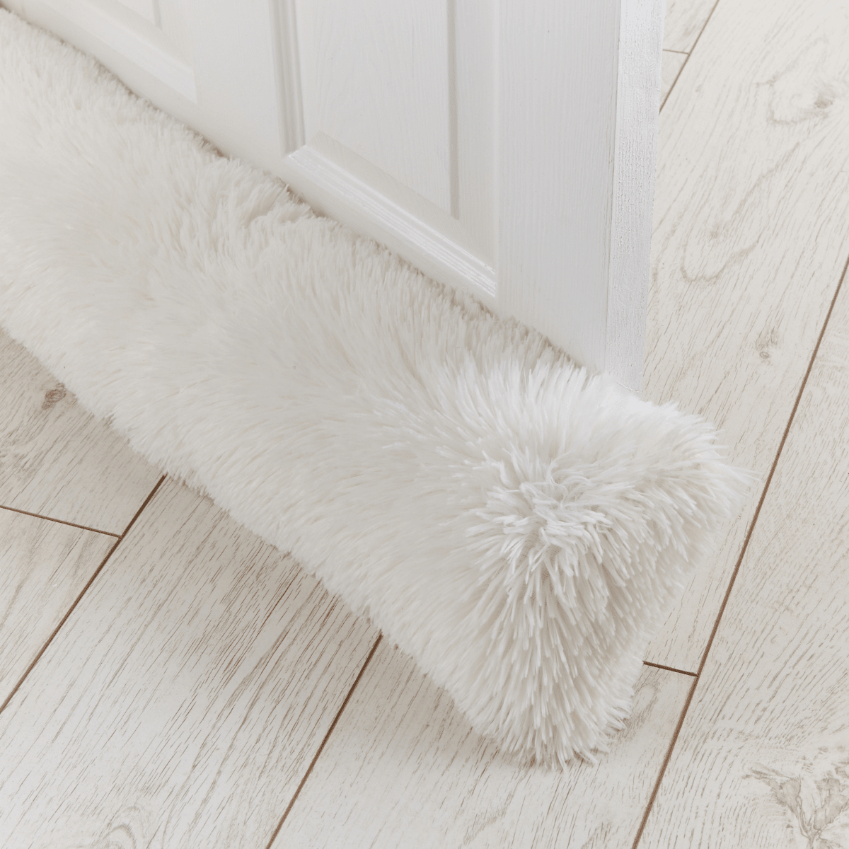 Catherine Lansfield Cuddle Shaggy Draught Excluder Cream from You Know Who's