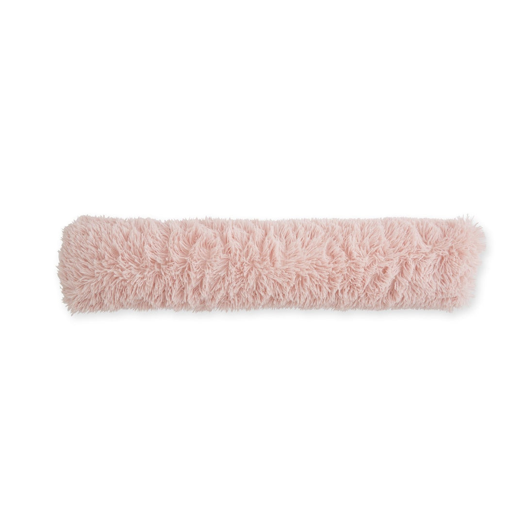 Catherine Lansfield Cuddle Shaggy Draught Excluder Pink from You Know Who's