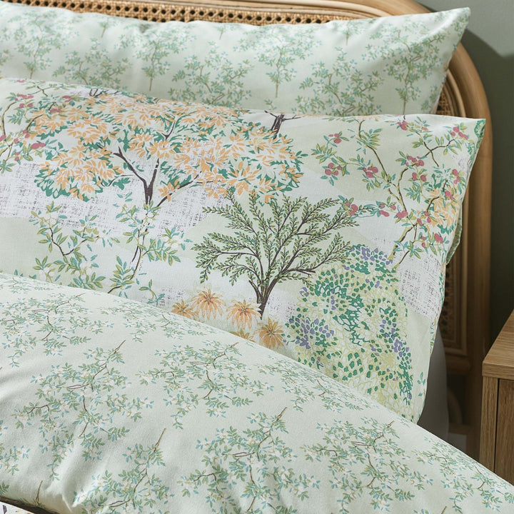 Catherine Lansfield Floral Blossom King Green Bedding Set from You Know Who's
