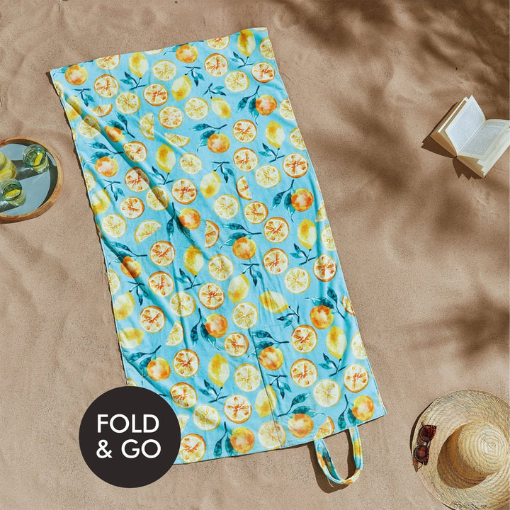 Catherine Lansfield Fold And Go Beach Bag Towel from You Know Who's