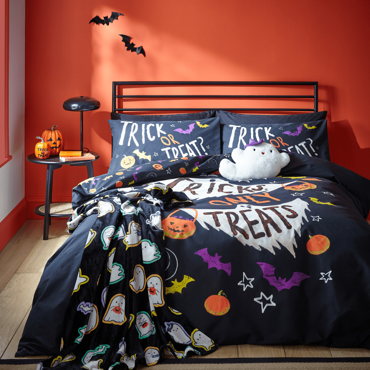 Catherine Lansfield Halloween Trick Or Treat Duvet Cover from You Know Who's