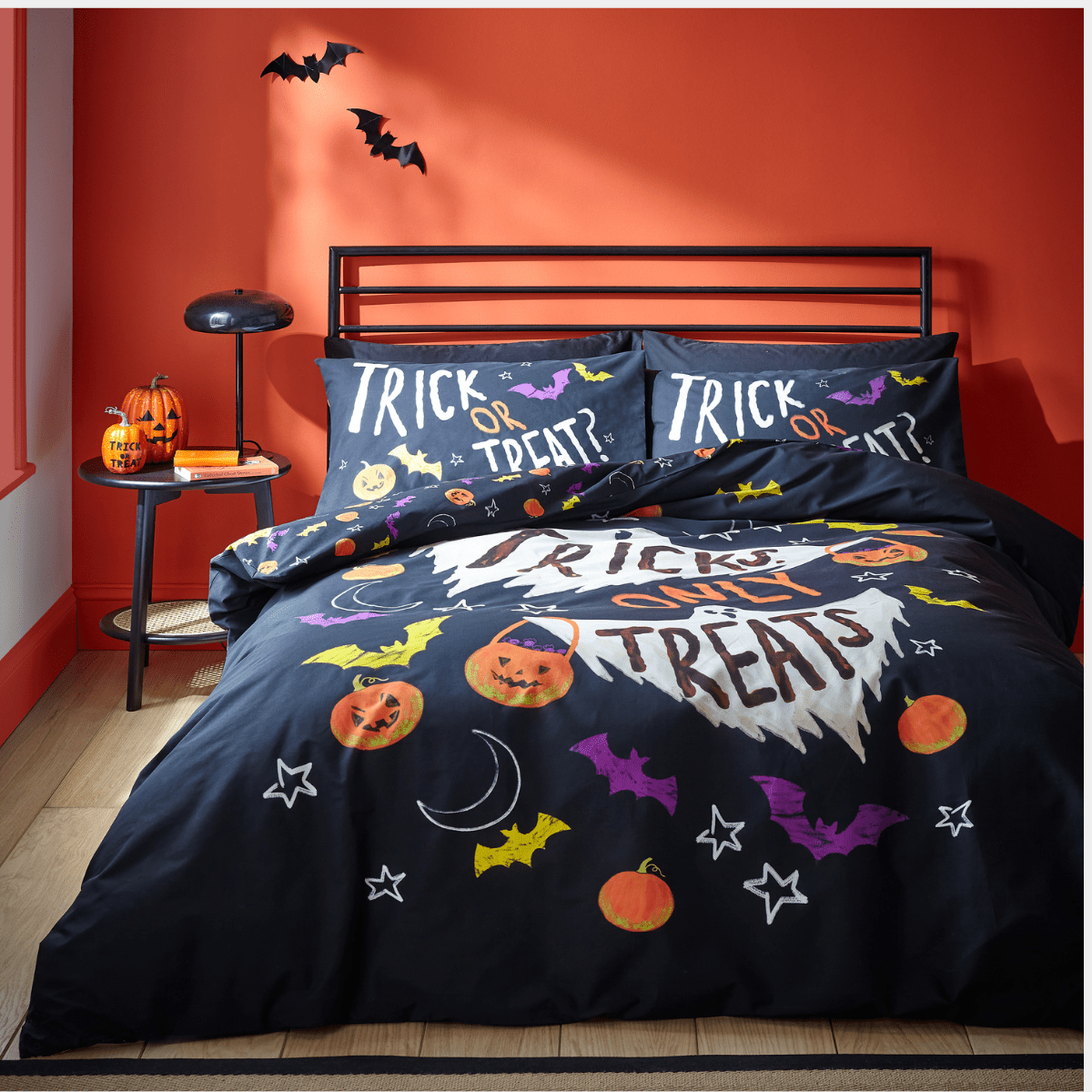 Catherine Lansfield Halloween Trick Or Treat Duvet Cover from You Know Who's
