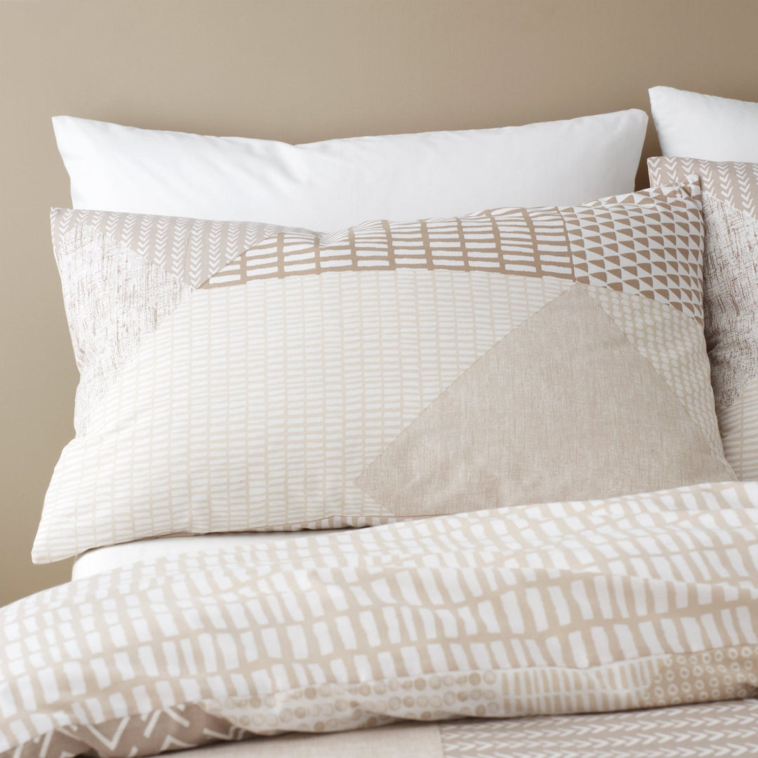 Catherine Lansfield Larsson Geo Natural Quilt Set from You Know Who's