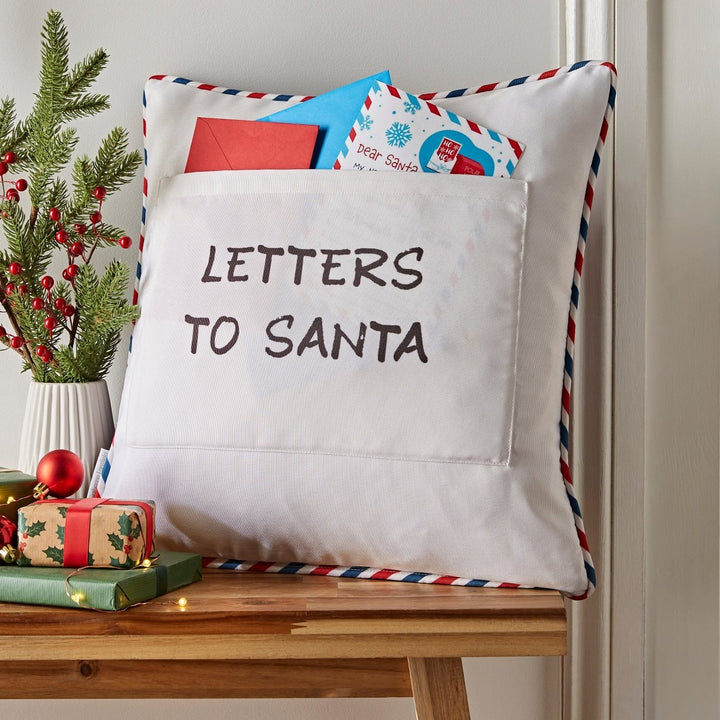 Catherine Lansfield Letters to Santa Cushion (43cm x 43cm) from You Know Who's