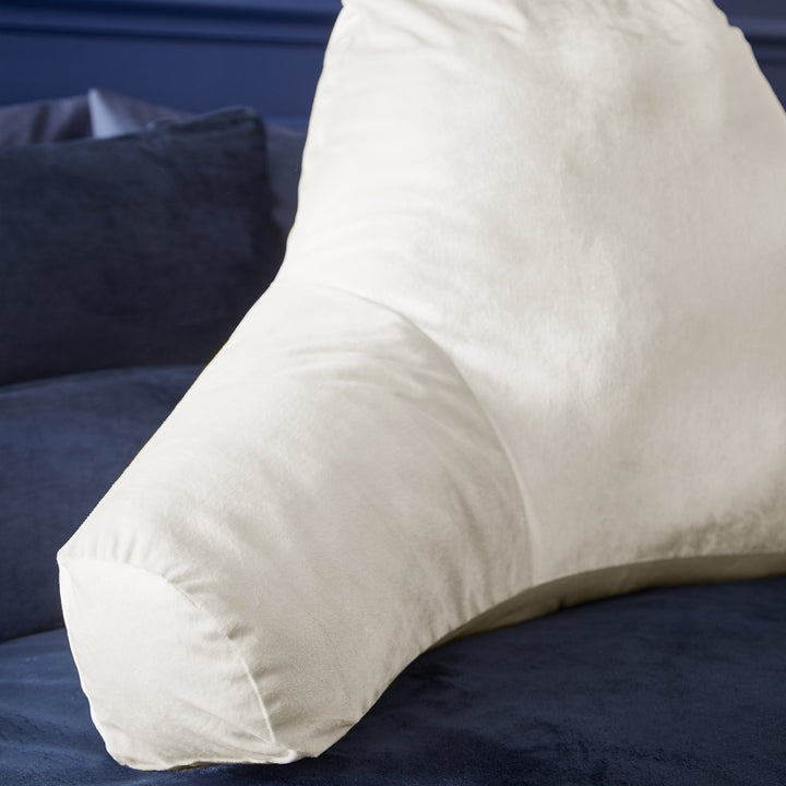 Catherine Lansfield Matt Velvet Cuddle Cushion Cream from You Know Who's
