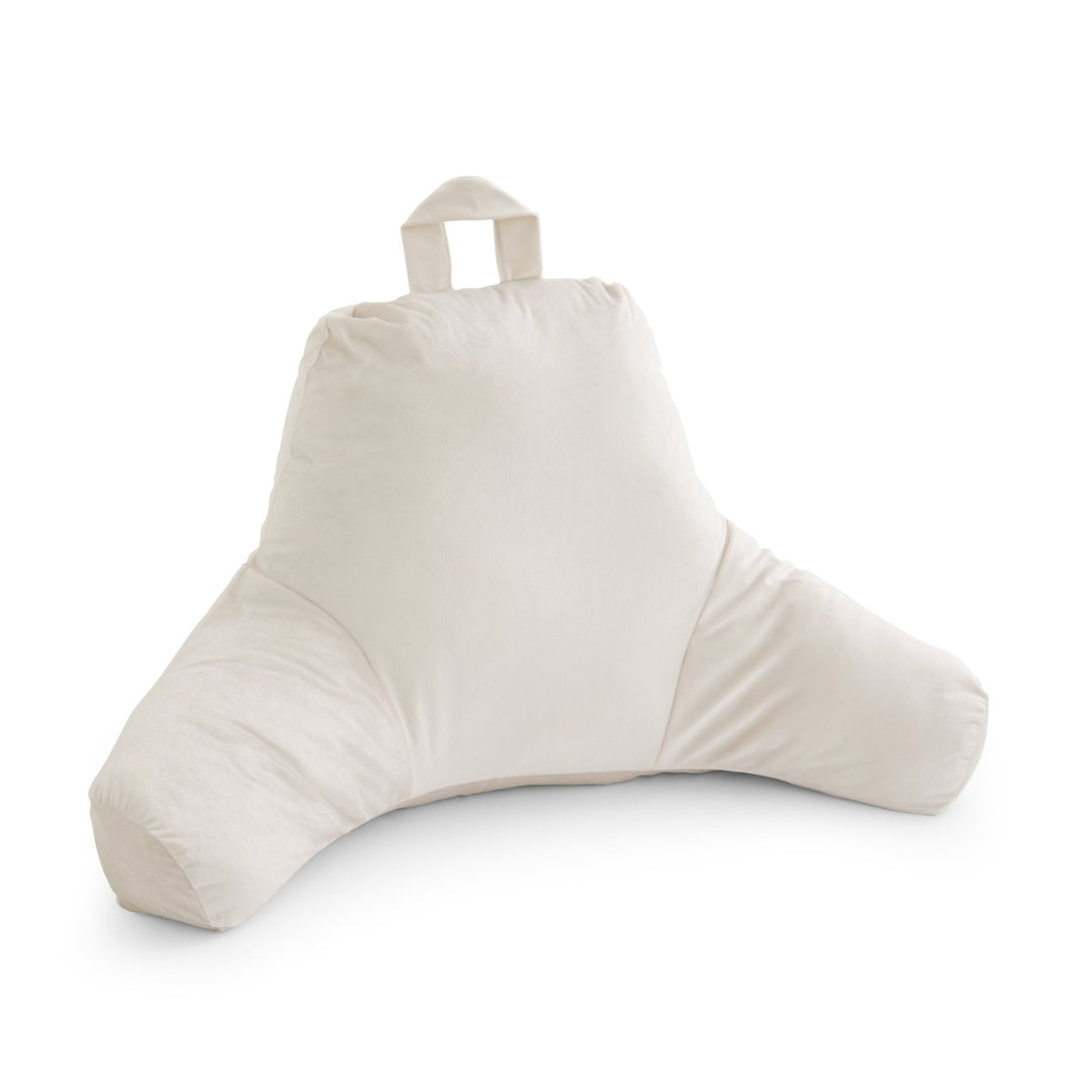 Catherine Lansfield Matt Velvet Cuddle Cushion Cream from You Know Who's