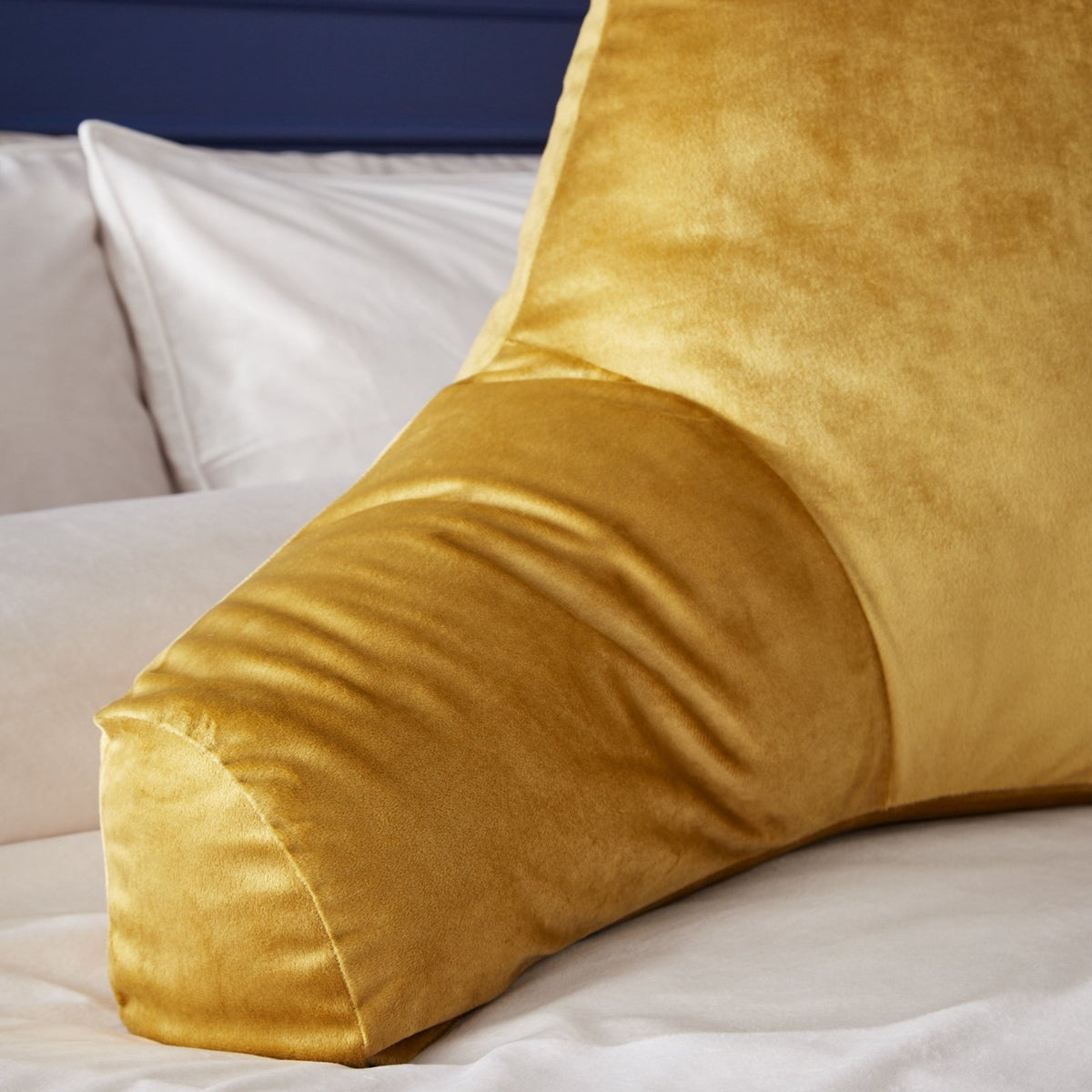 Catherine Lansfield Matt Velvet Cuddle Cushion Ochre from You Know Who's