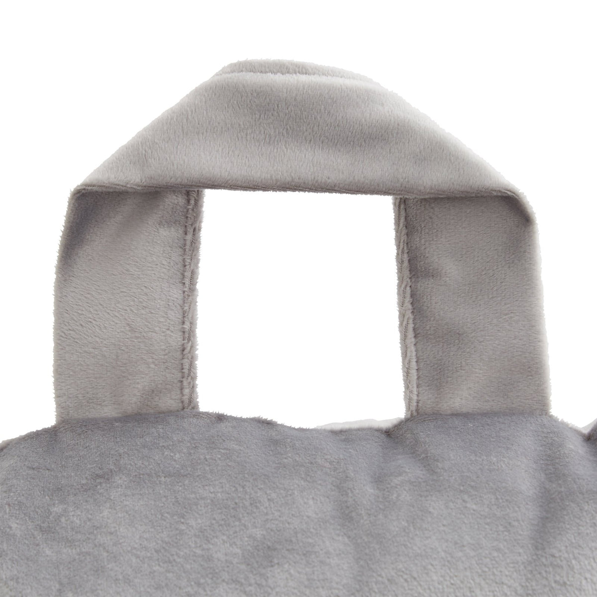 Catherine Lansfield Matt Velvet Cuddle Cushion Silver from You Know Who's