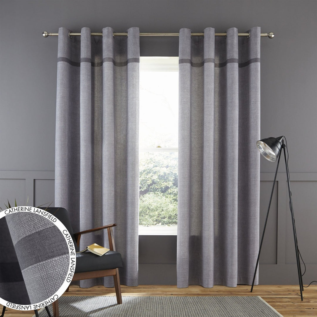 Catherine Lansfield Melville Woven Curtains from You Know Who's