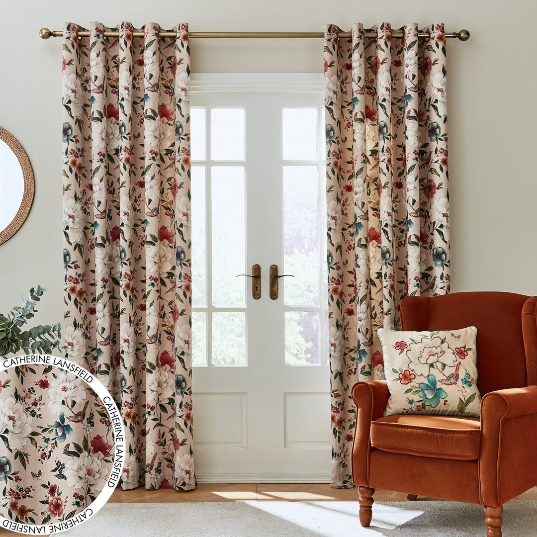 Catherine Lansfield Pippa Floral Curtains from You Know Who's