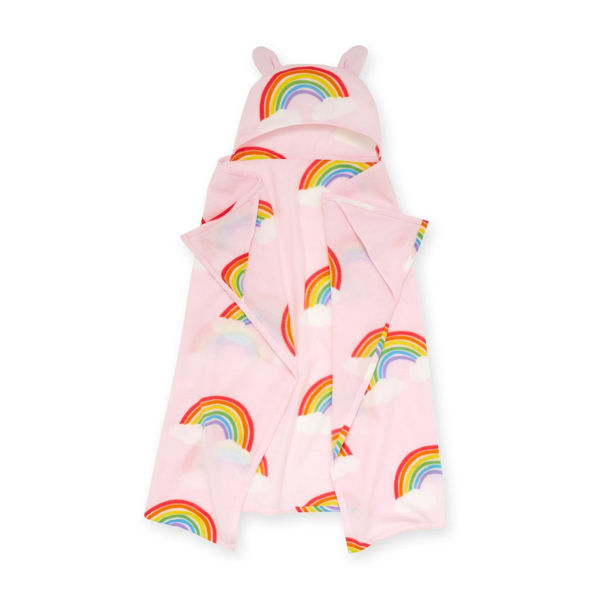 Catherine Lansfield Rainbow Hearts Hooded Fleece from You Know Who's