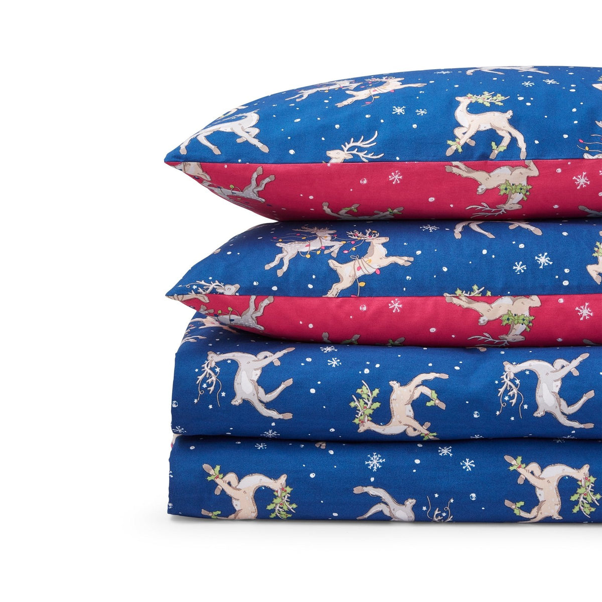 Catherine Lansfield Reversible Christmas Reindeer Single Bedding from You Know Who's