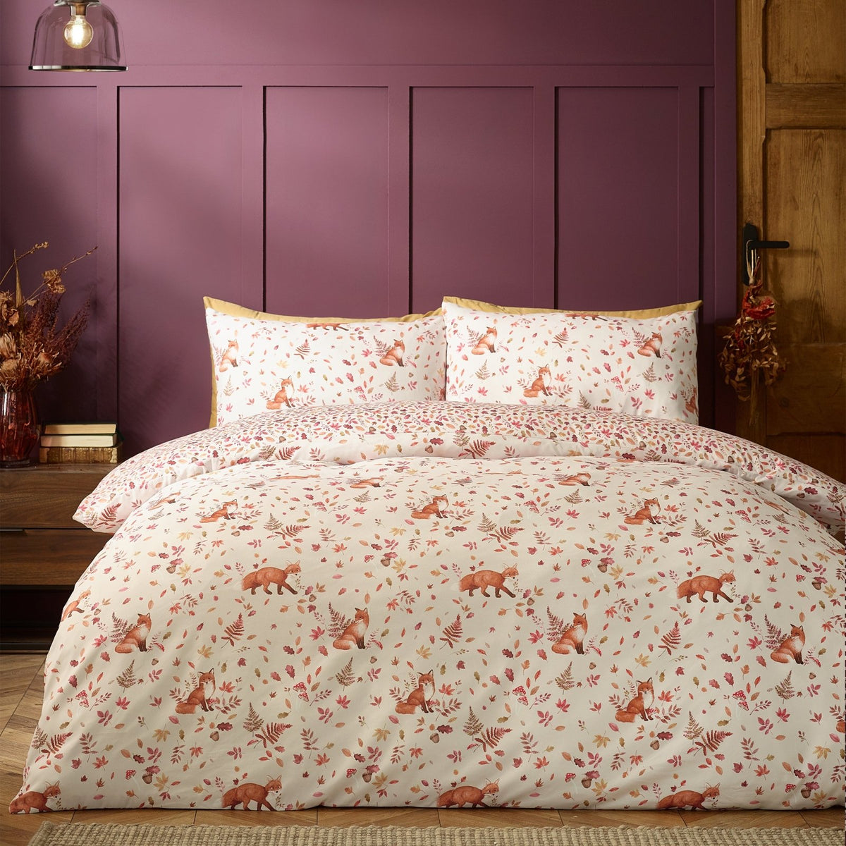 Catherine Lansfield Reversible Woodland Fox Bedding Set from You Know Who's