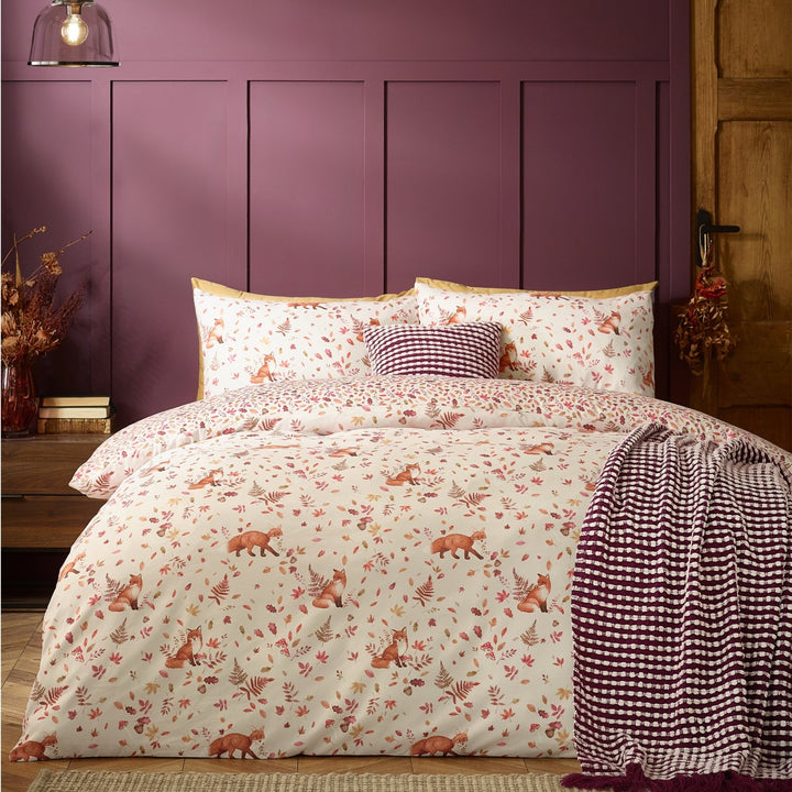 Catherine Lansfield Reversible Woodland Fox Bedding Set from You Know Who's