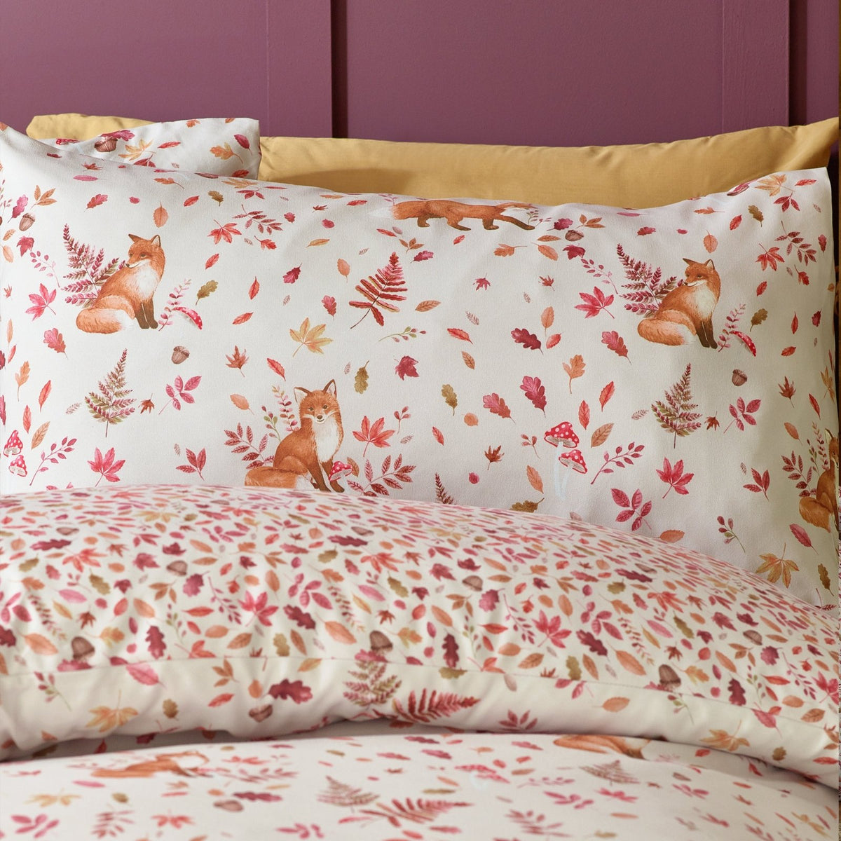 Catherine Lansfield Reversible Woodland Fox Bedding Set from You Know Who's