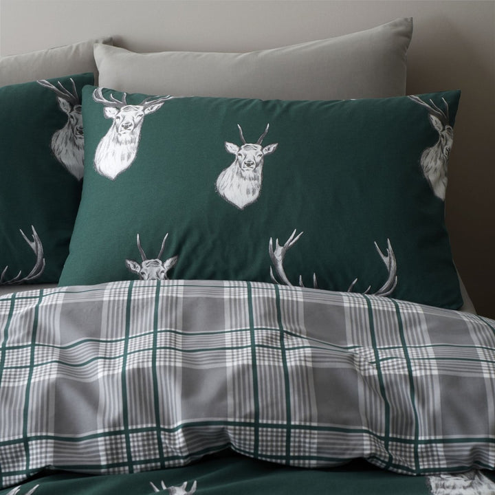 Catherine Lansfield Stag Check Duvet Cover from You Know Who's