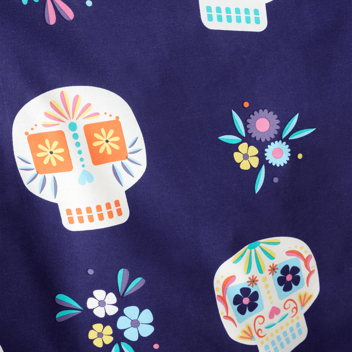 Catherine Lansfield Sugar Skulls Fitted Sheet from You Know Who's