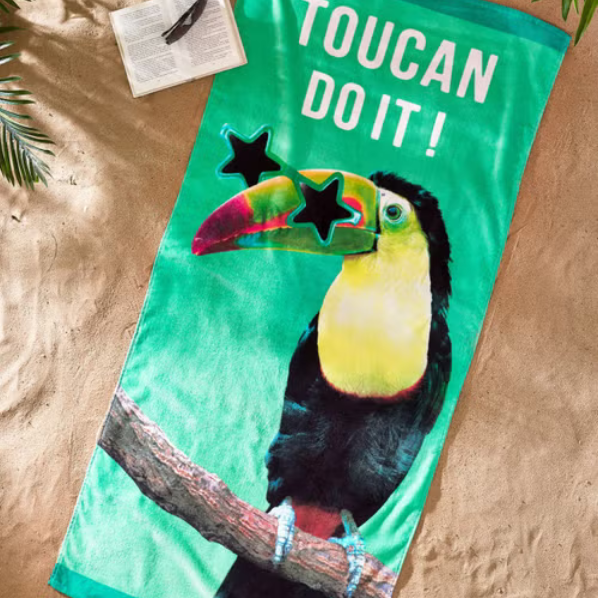 Catherine Lansfield Toucan Do It Beach Towel from You Know Who's