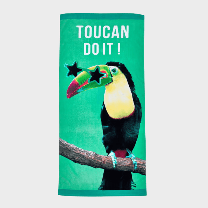 Catherine Lansfield Toucan Do It Beach Towel from You Know Who's