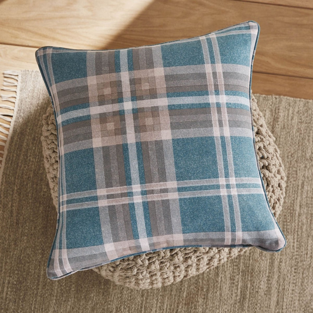 Catherine Lansfield Tweed Woven Check Cushion (45cm X 45cm) from You Know Who's