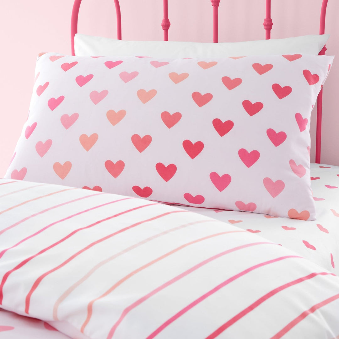 Catherine Lansfield Twin Pack Heart Duvet Set from You Know Who's