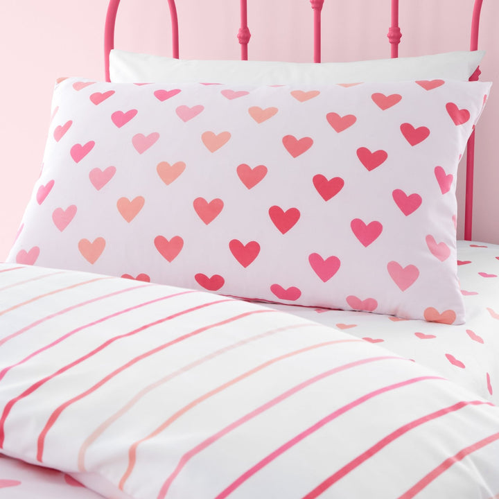 Catherine Lansfield Twin Pack Heart Duvet Set from You Know Who's