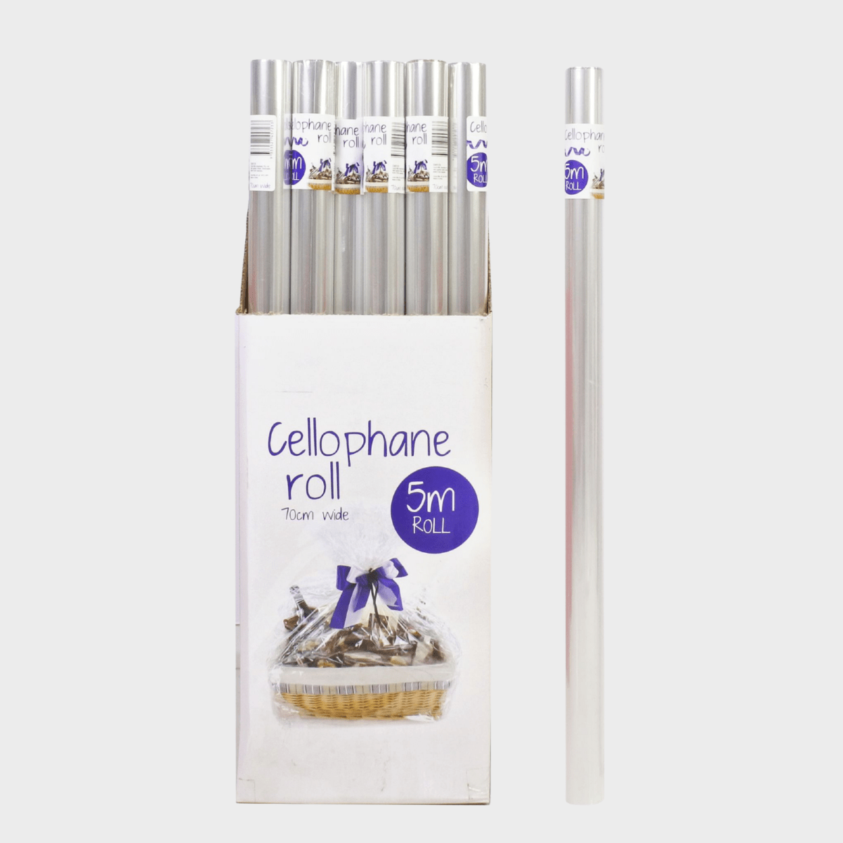 Cellophane Clear 5m Roll from You Know Who's