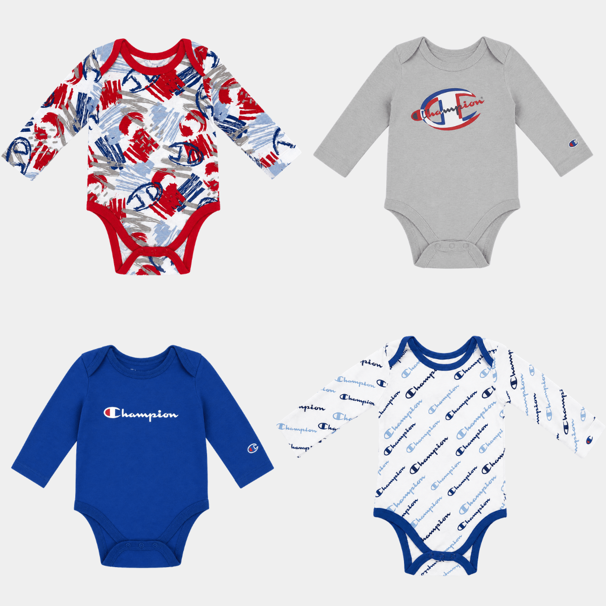 Champion 4 pack bodysuits Blue from You Know Who's