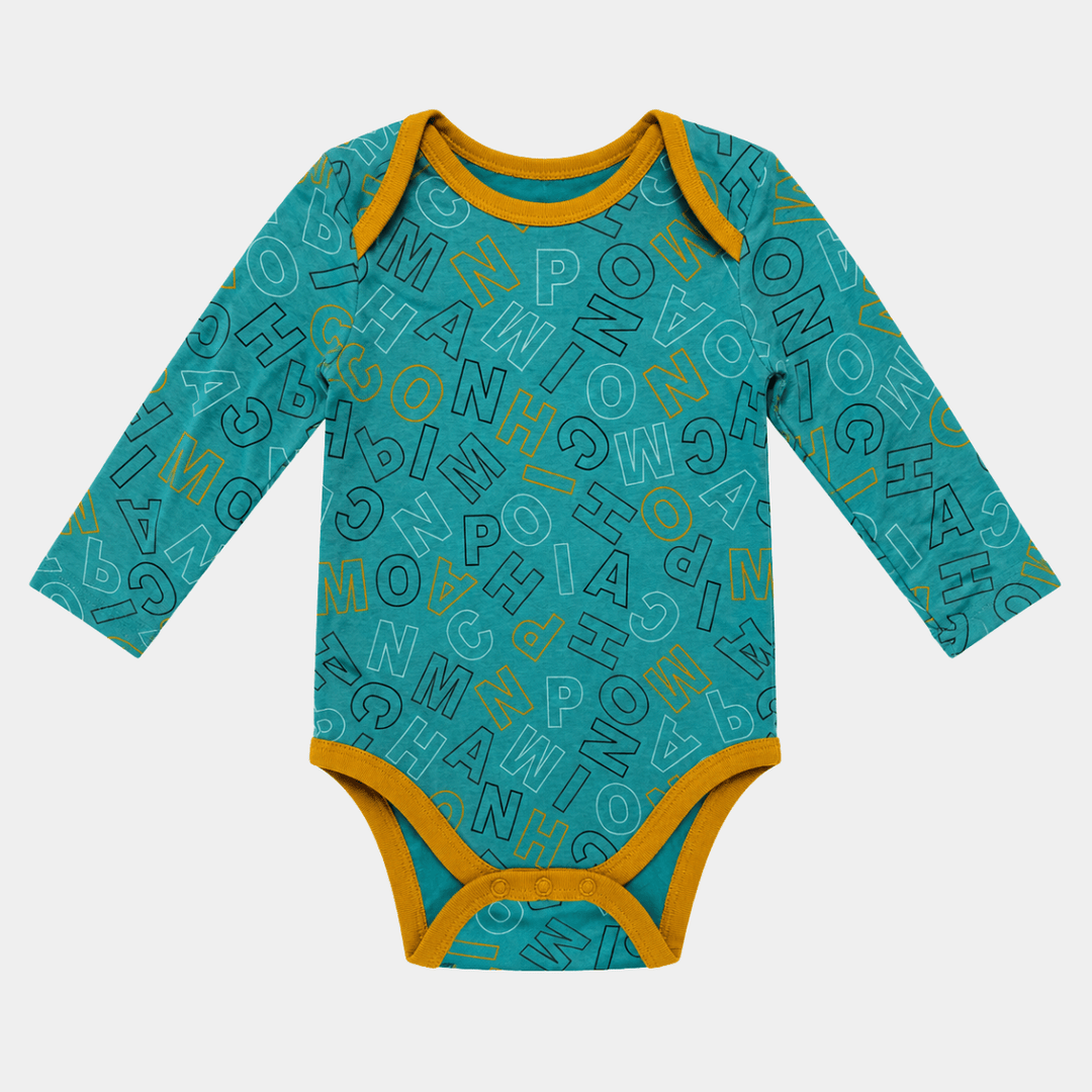 Champion 4 pack bodysuits Teal from You Know Who's
