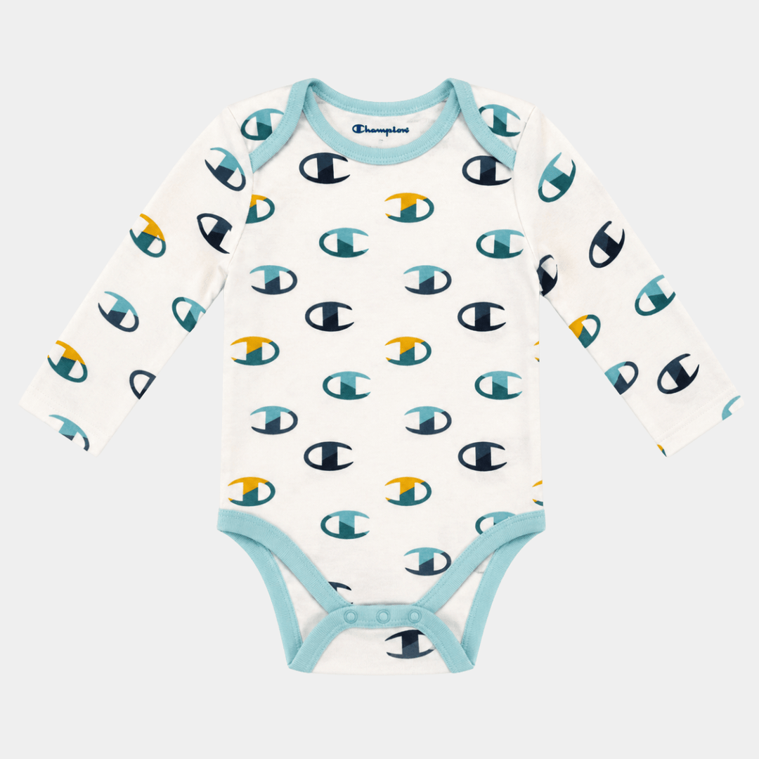 Champion 4 pack bodysuits Teal from You Know Who's
