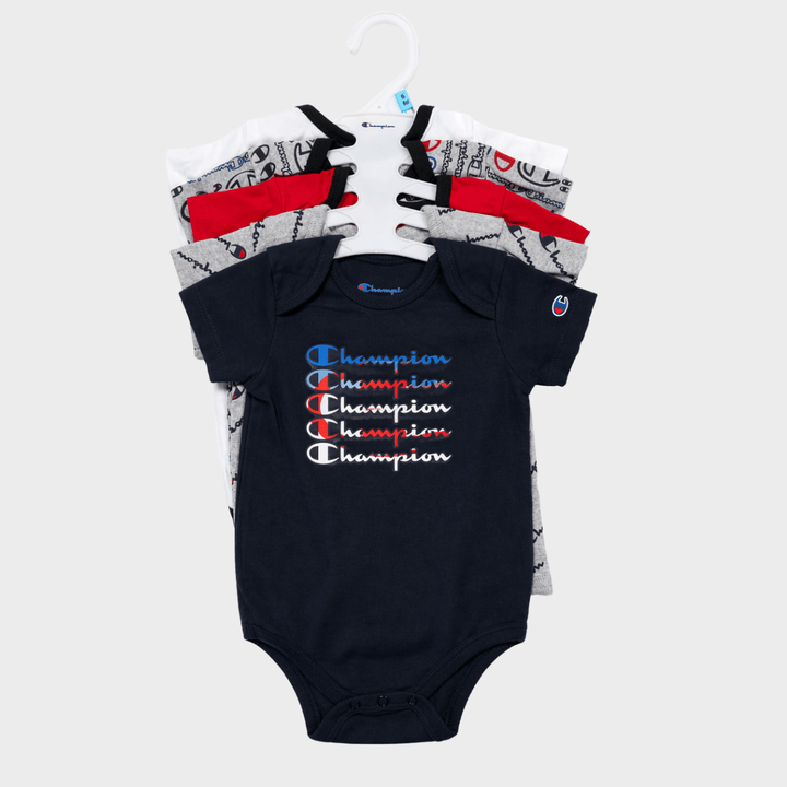 Champion 5 pack bodysuits from You Know Who's
