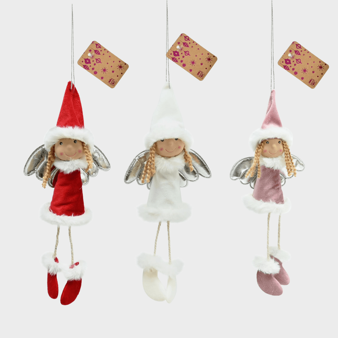 Christmas angel deco 20cm asst 1pce from You Know Who's