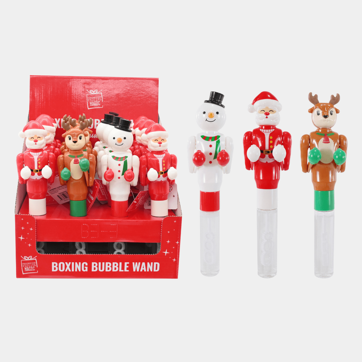 Christmas boxer bubble wand from You Know Who's