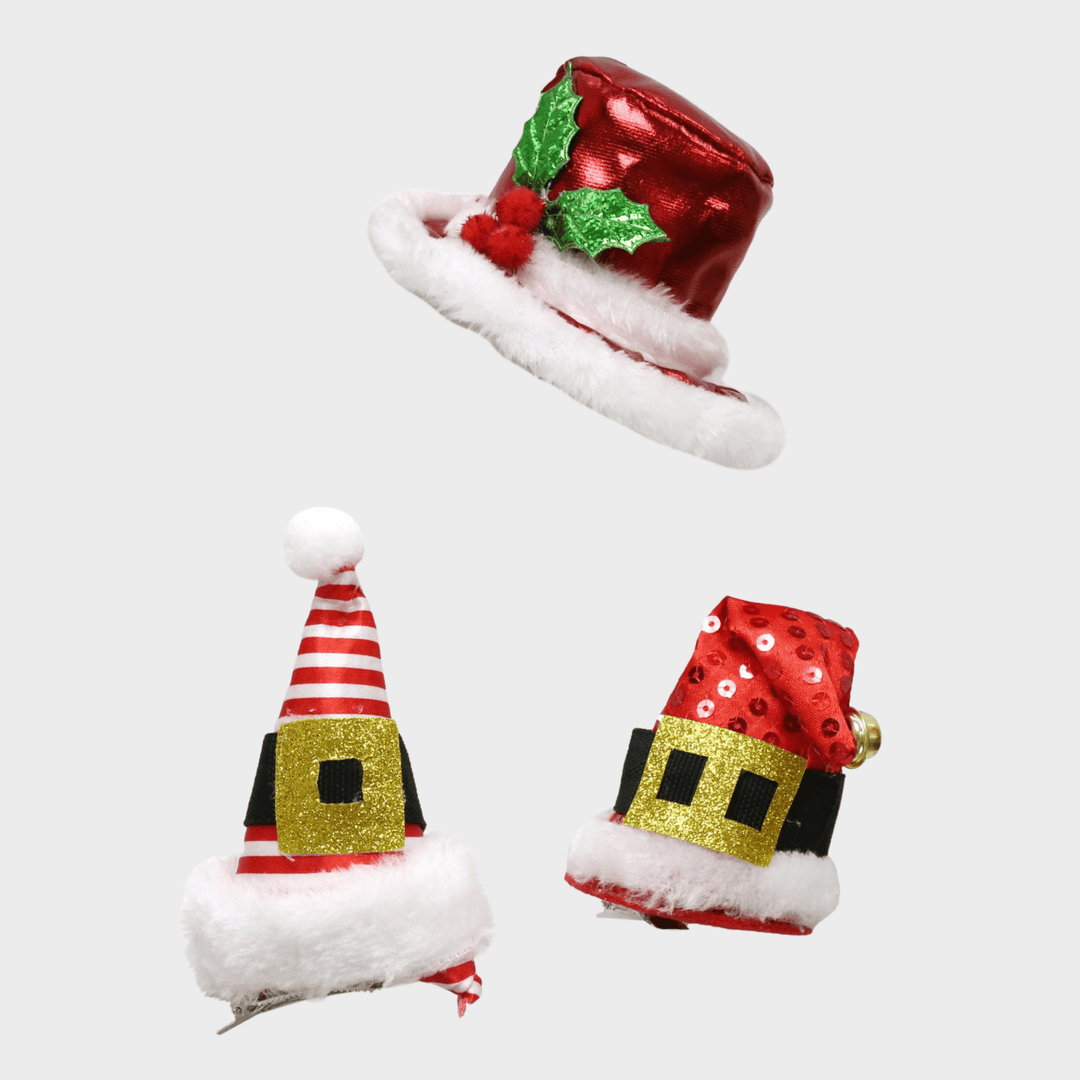 Christmas clip on hat mega - mix asst from You Know Who's