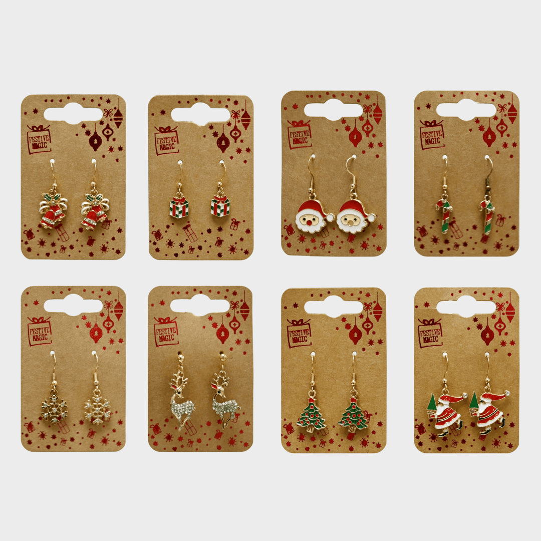 Christmas dangly earrings asst from You Know Who's