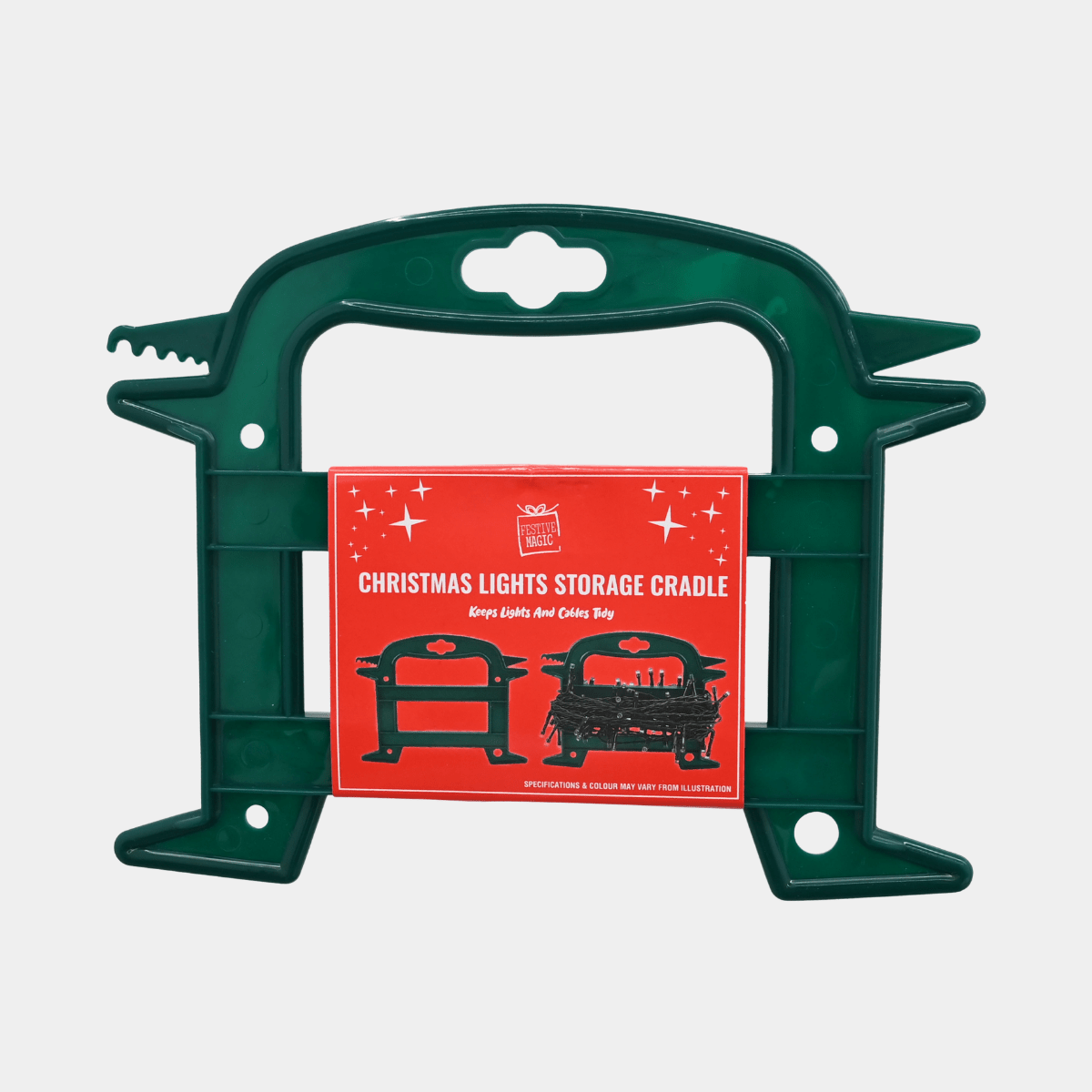 CHRISTMAS LIGHTS STORAGE CADDY 19x15cm from You Know Who's