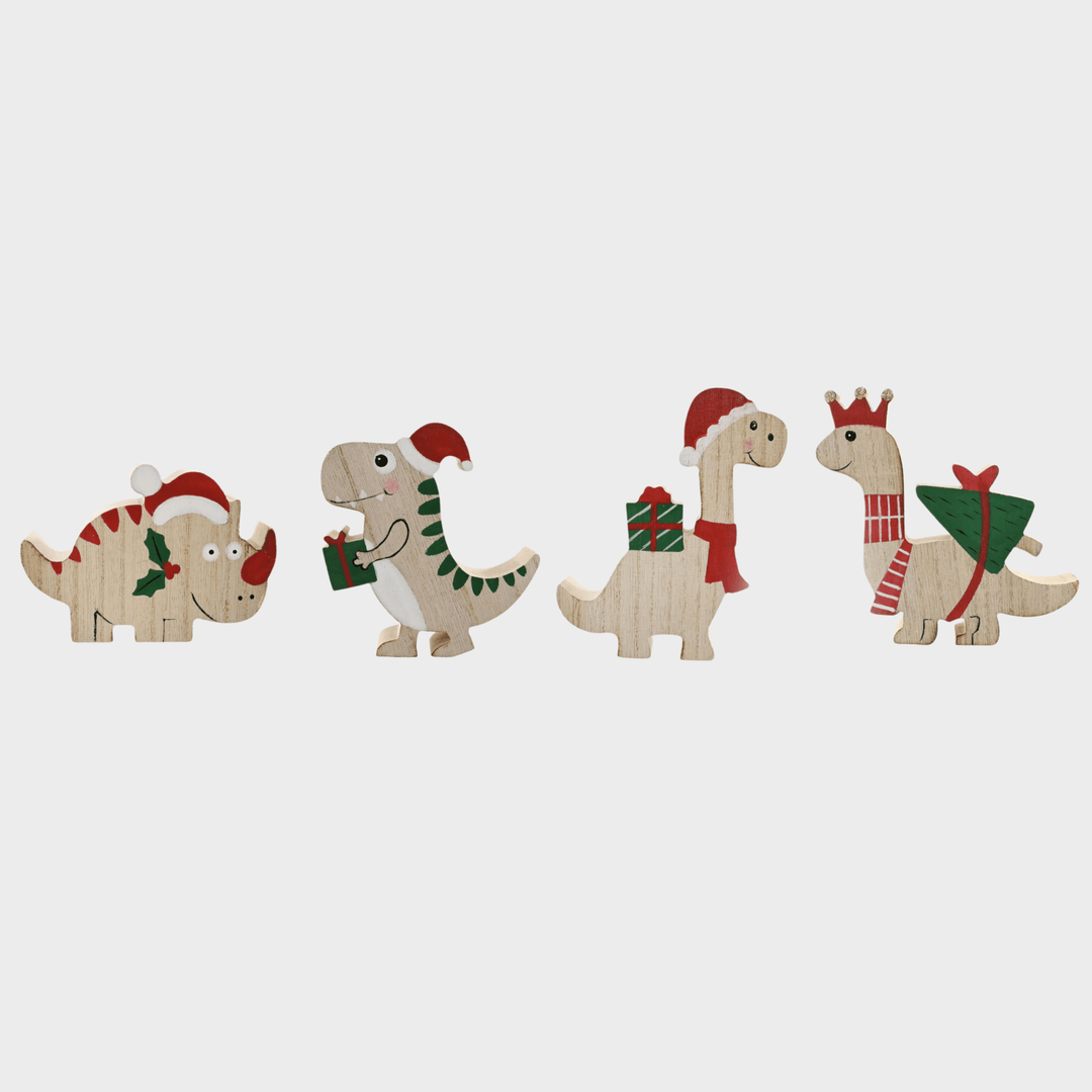 Christmas table dinosaur asst from You Know Who's