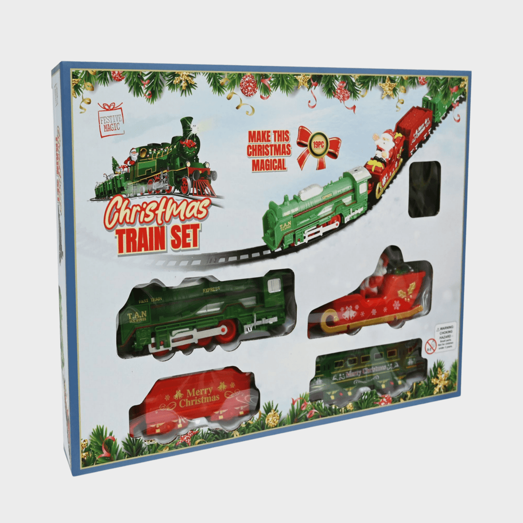 Christmas train set 19pc 4 carriage from You Know Who's
