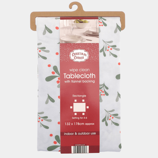 Christmas Wishes Wipe Clean Tablecloth from You Know Who's