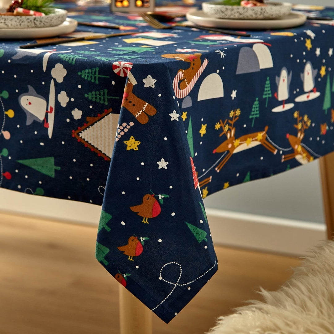 Christmas Wonderland Tablecloth 137cm x 228cm from You Know Who's