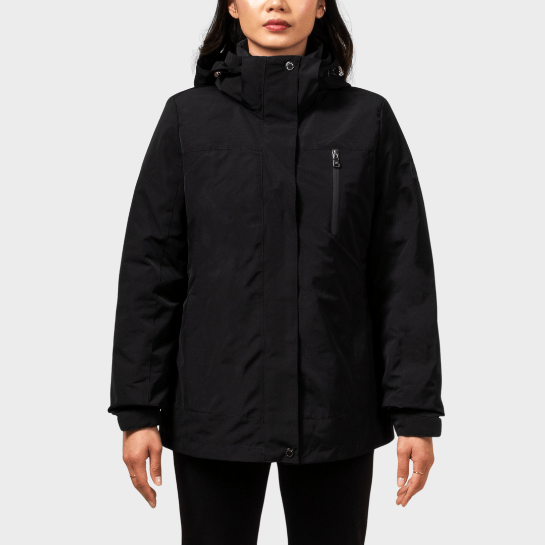 CK Black 3IN1 Water Resistant Coat from You Know Who's