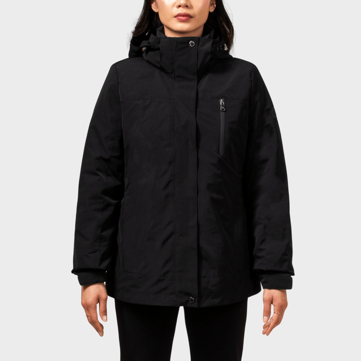 CK Black 3IN1 Water Resistant Coat from You Know Who's