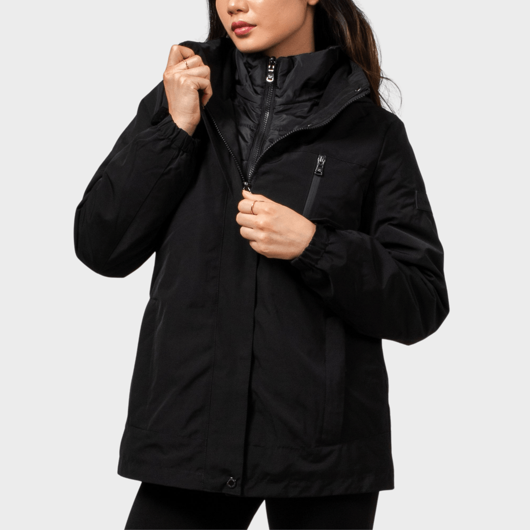 CK Black 3IN1 Water Resistant Coat from You Know Who's