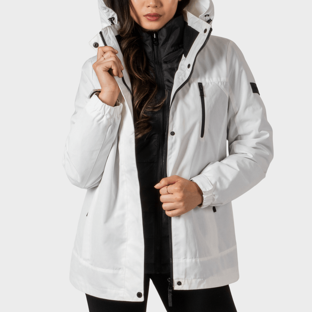 CK White 3IN1 Water Resistant Coat from You Know Who's