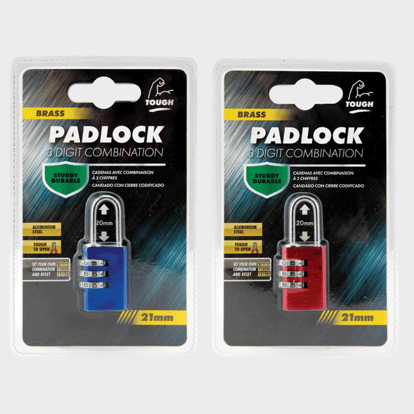Combination 3 Digit Padlock 21mm from You Know Who's