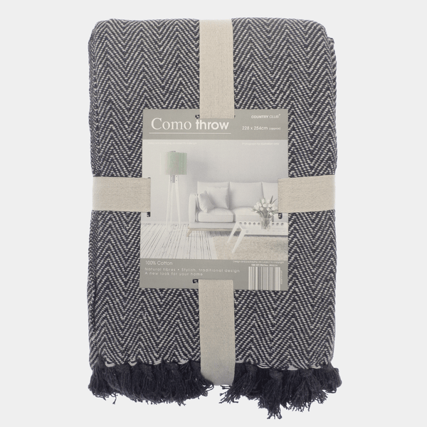 Como Design Cotton Throw 170 x 200cm from You Know Who's
