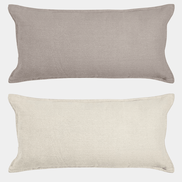 Contrast Cotton Bolster Cushion from You Know Who's