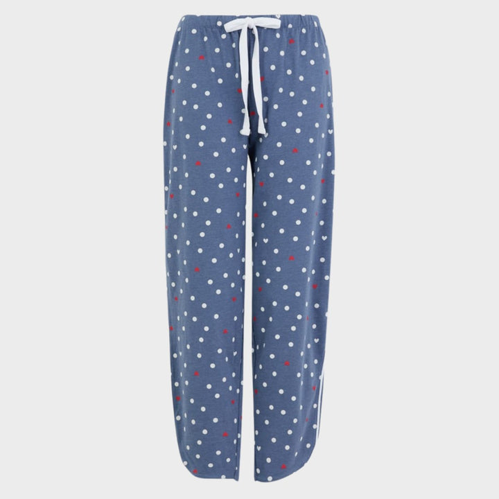 Cotton Rich Blue Spot Pyjama Bottoms from You Know Who's